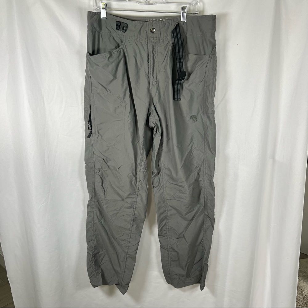 Mountain Hardwear Mens‎ Nylon Pants - Size L Gray Hiking